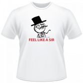 camisa meme-meme feel like a sir